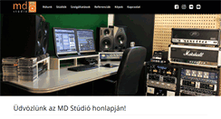 Desktop Screenshot of mdstudio.hu